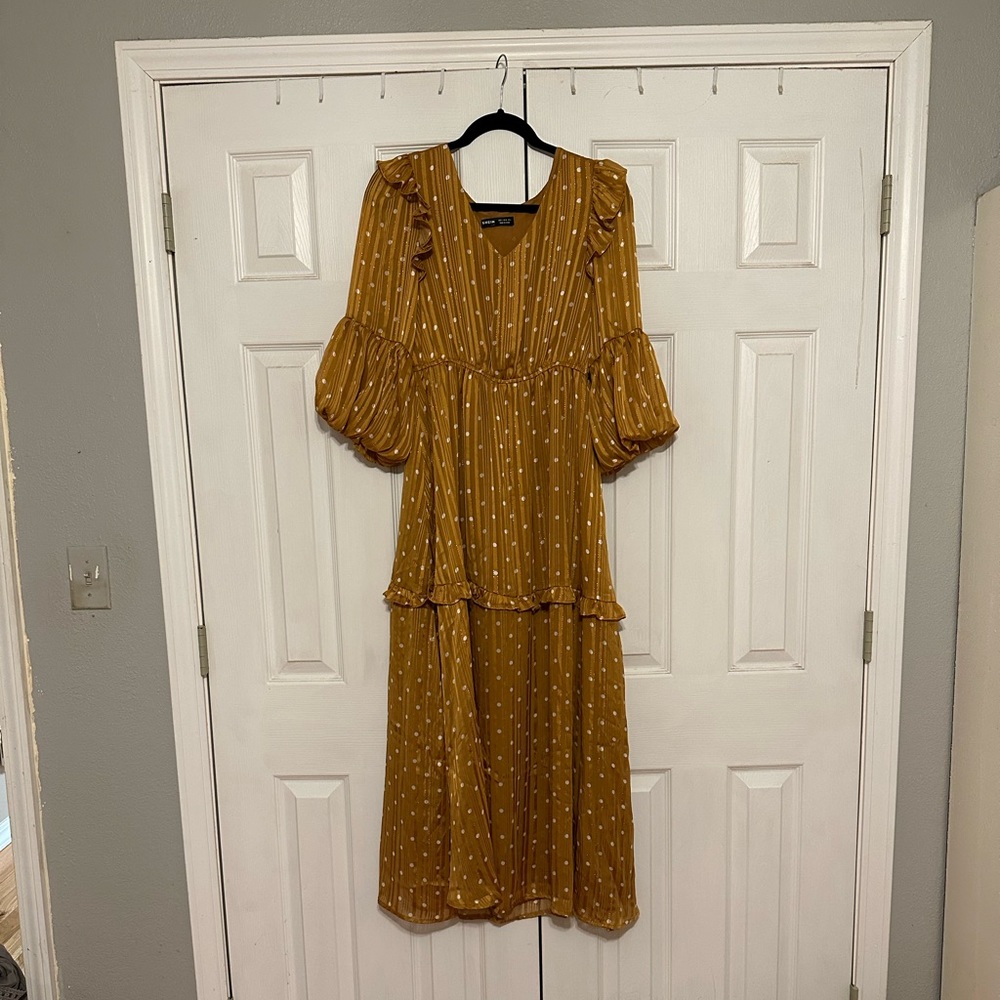 Gold Shein dress